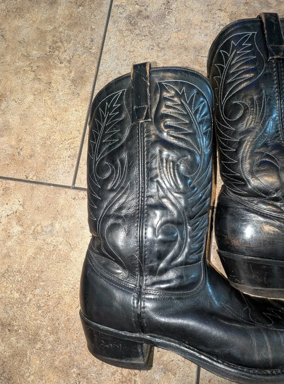 Mason Vintage Leather Boots Men's 10 D 1988